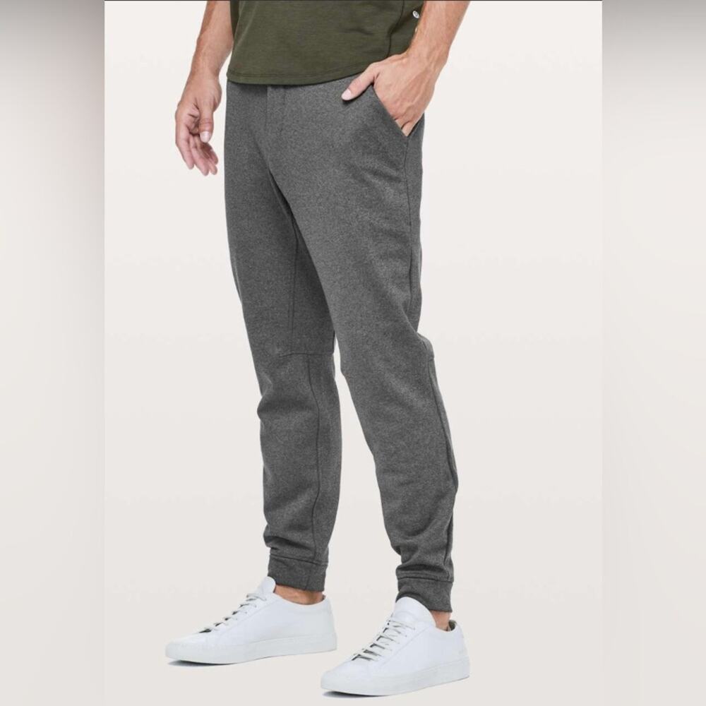 Lululemon City Sweat Thermo Heathered Coal Gray Joggers